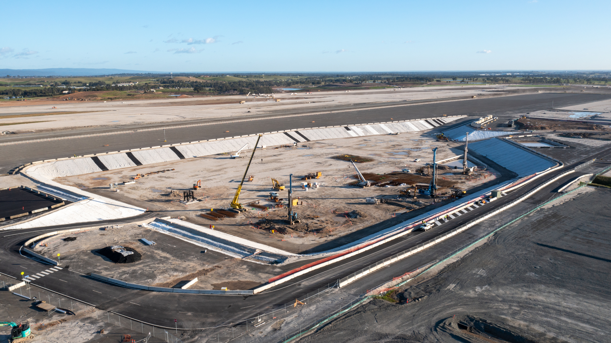 New Western Sydney Airport passenger terminal now under construction